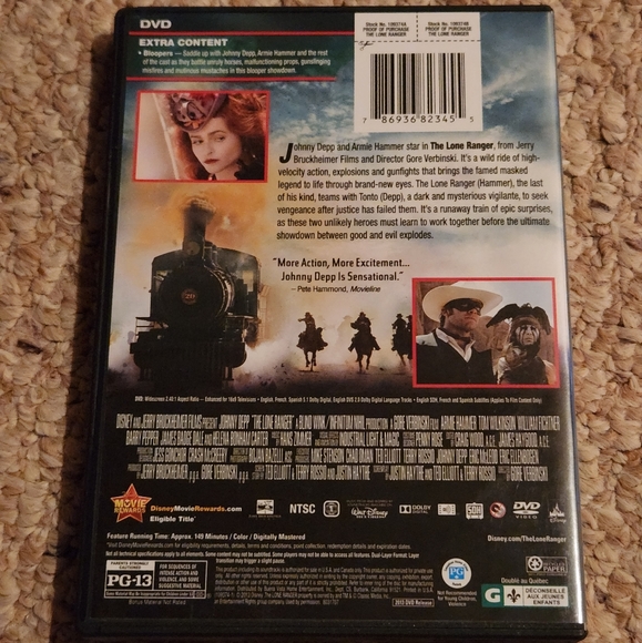 The Lone Ranger DVD - Picture 3 of 3